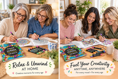 Color By Numbers: Relax & Create for Adults
