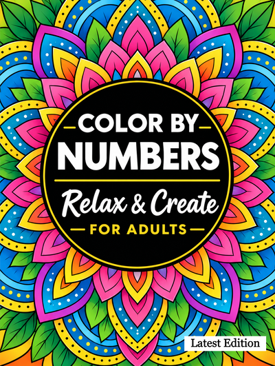 Color By Numbers: Relax & Create for Adults