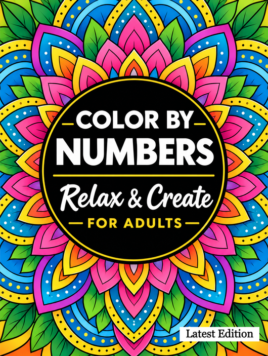 Color By Numbers: Relax & Create for Adults