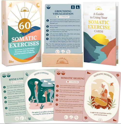 60 Somatic Therapy Exercise Cards