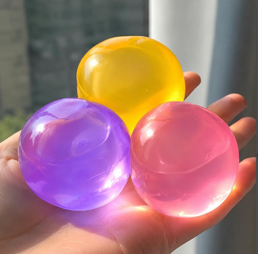 Coconut Oil Squishy Ball — Ultra-Soft Moldable Stress Relief Toy (Set of 6)
