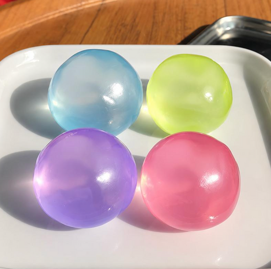 Coconut Oil Squishy Ball — Ultra-Soft Moldable Stress Relief Toy (Set of 6)